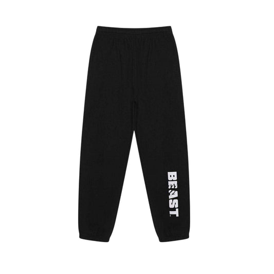 Black - Front - BEAST Unisex Adult Core Logo Joggers