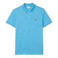 Blue - Front - Lacoste Mens Pique Slim Polo Shirt