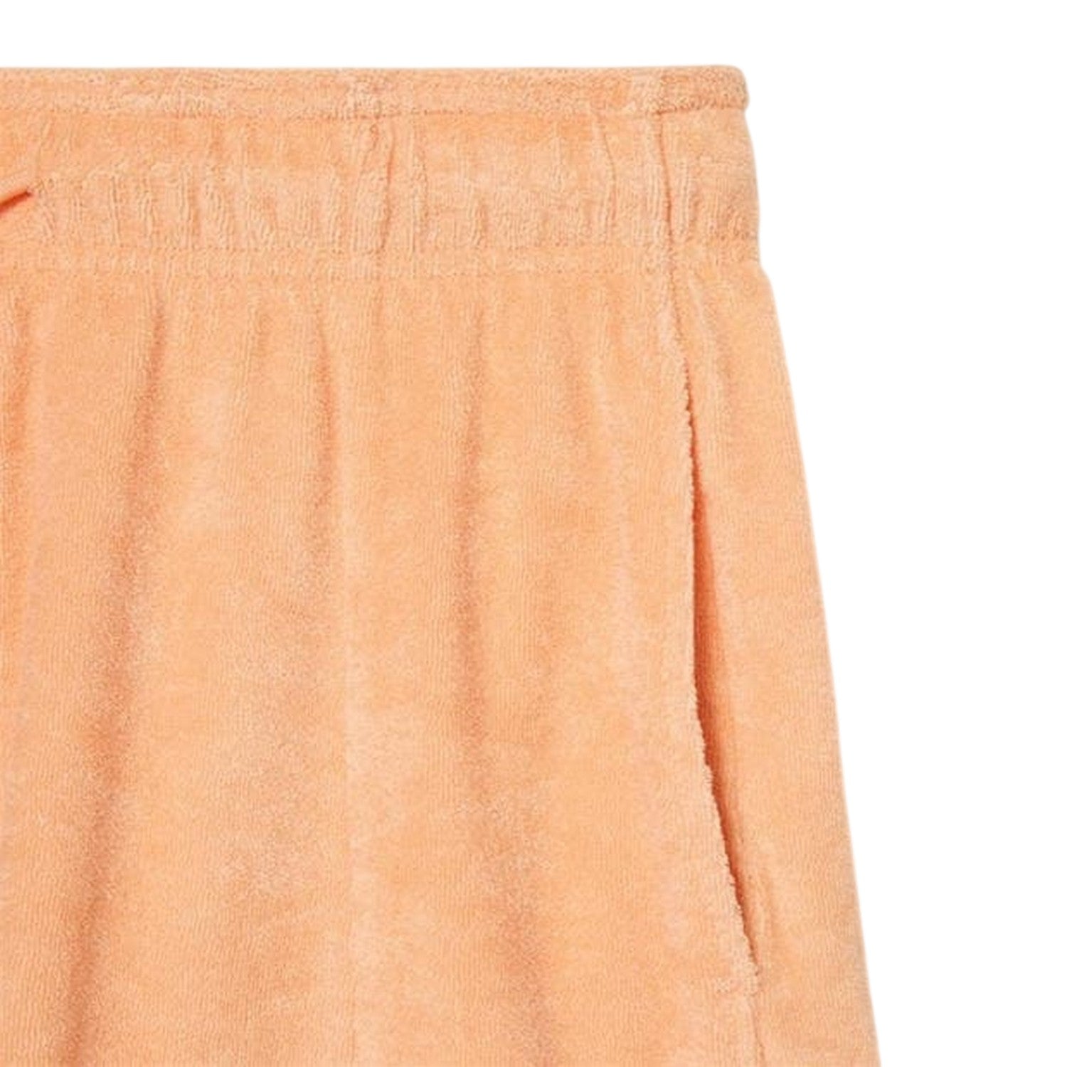 Orange - Back - Lacoste Womens-Ladies Fleece Shorts