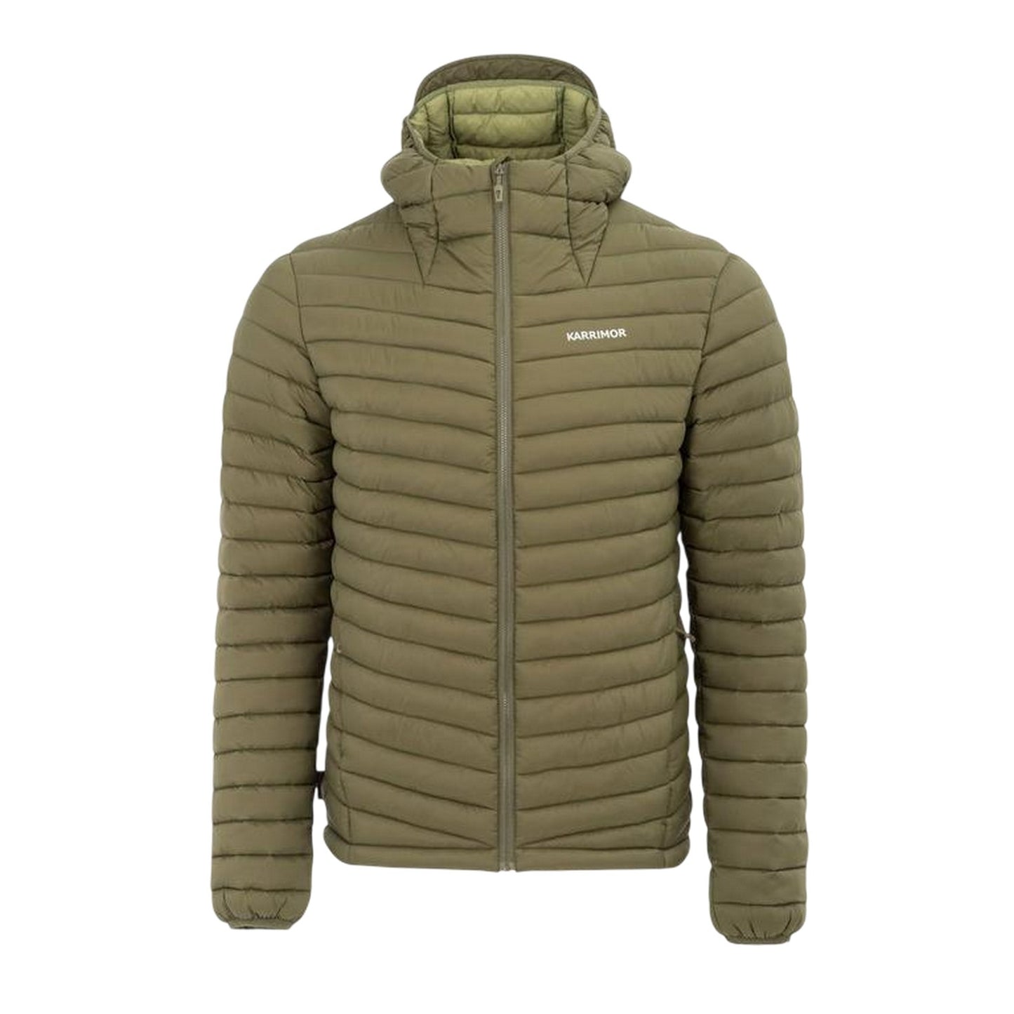 Khaki Green - Front - Karrimor Mens Hot Rock Outdoor Hooded Jacket