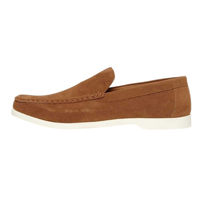Tan - Back - Threadbare Mens Archibald Casual Loafers