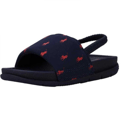 Navy-Red - Back - Ralph Lauren Childrens-Kids Fairview Sliders