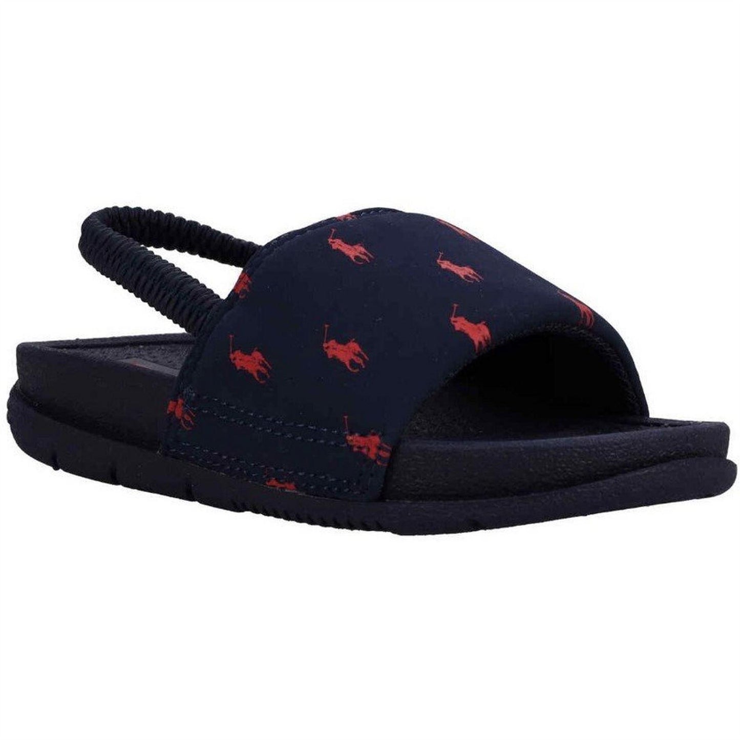 Navy-Red - Front - Ralph Lauren Childrens-Kids Fairview Sliders