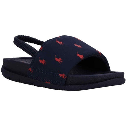 Navy-Red - Front - Ralph Lauren Childrens-Kids Fairview Sliders