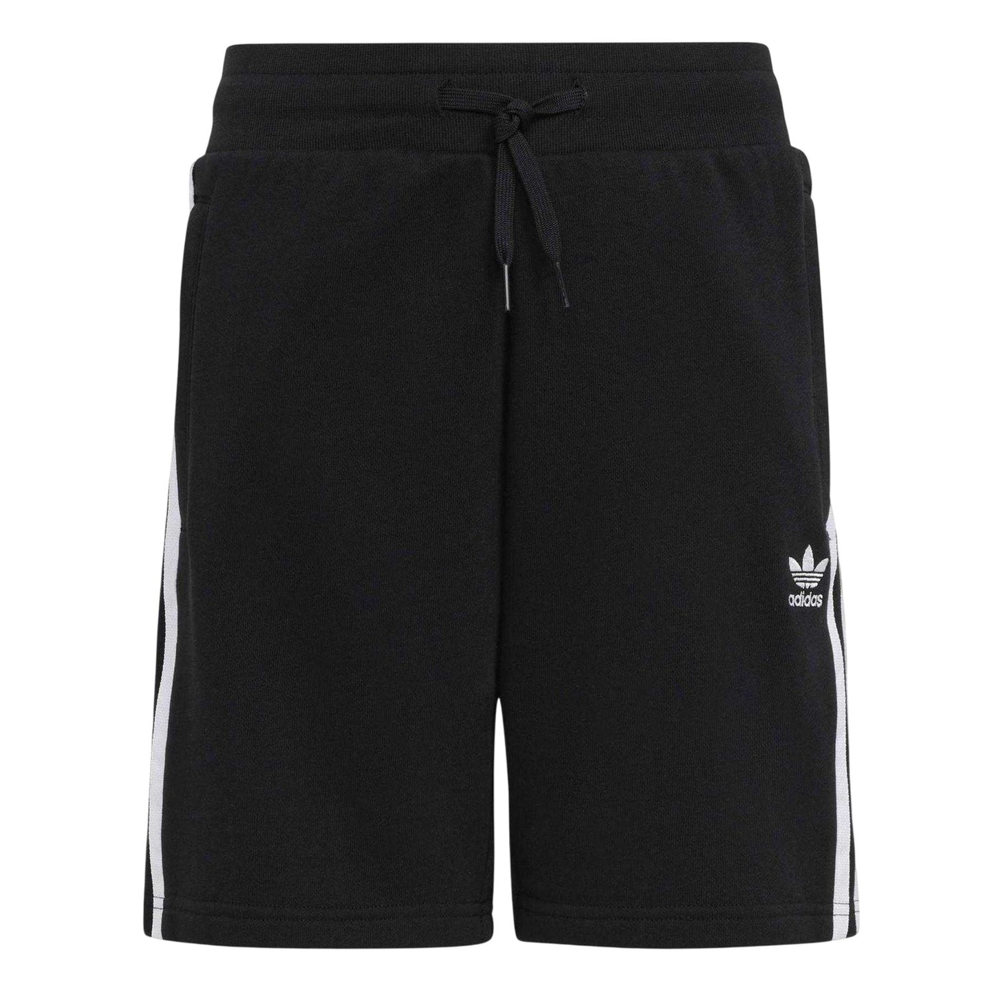 Black - Front - Adidas Childrens-Kids Adicolor 3 Stripes Shorts