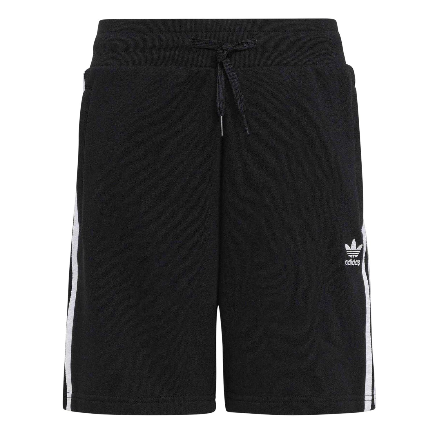 Black - Front - Adidas Childrens-Kids Adicolor 3 Stripes Shorts