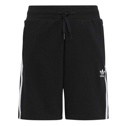 Black - Front - Adidas Childrens-Kids Adicolor 3 Stripes Shorts