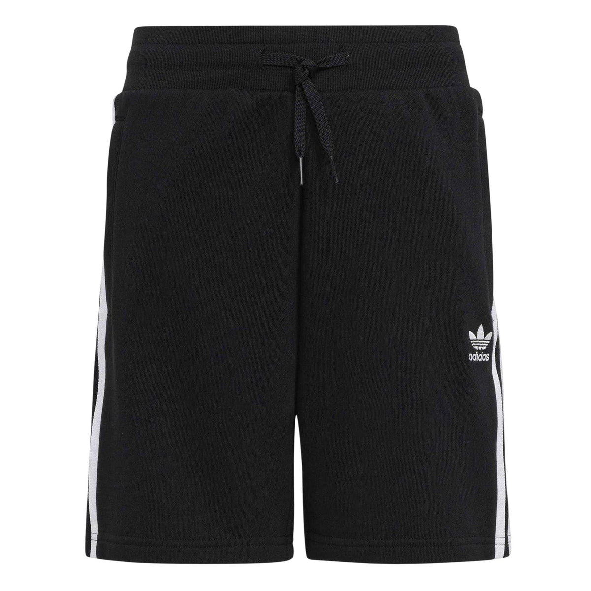 Black - Front - Adidas Childrens-Kids Adicolor 3 Stripes Shorts
