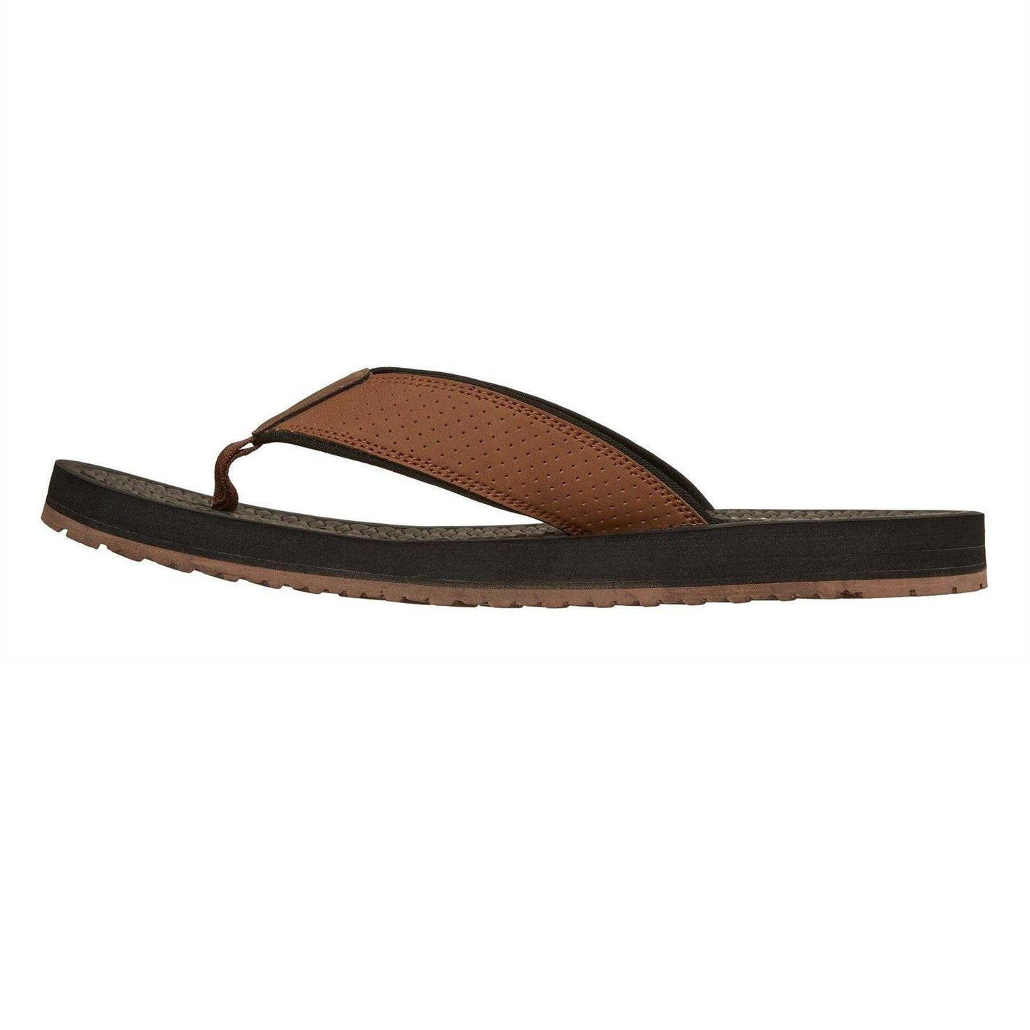 Brown - Side - Skechers Mens Tantric Copano Sandals