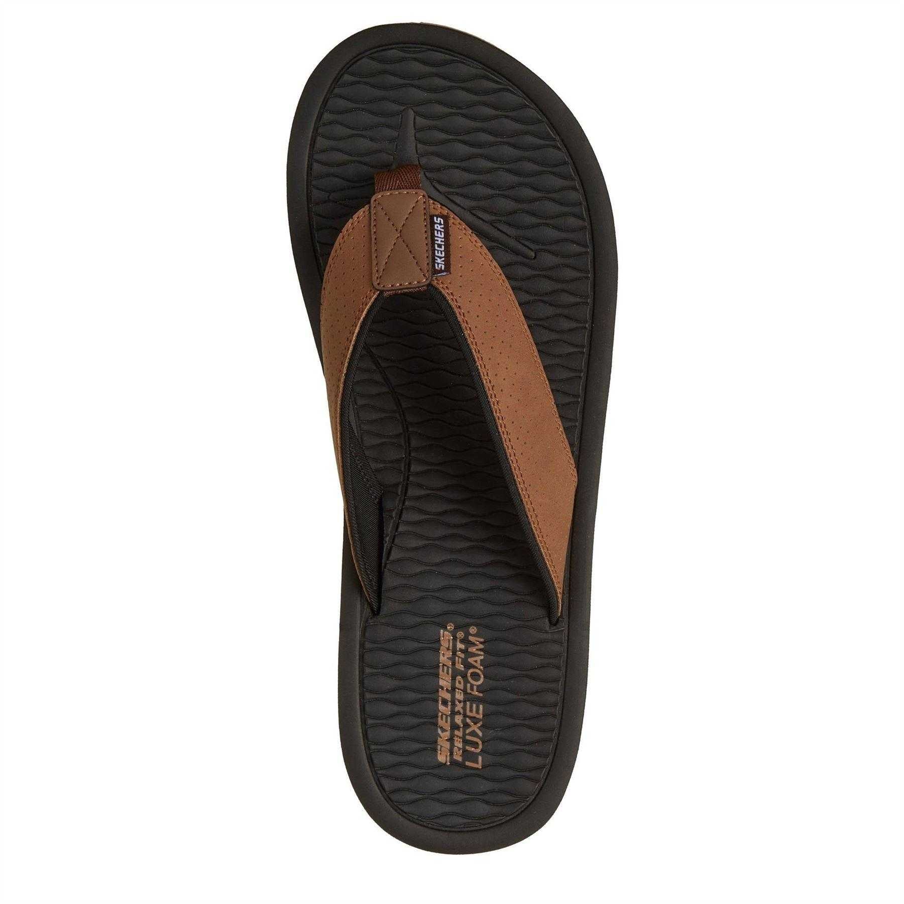 Brown - Lifestyle - Skechers Mens Tantric Copano Sandals