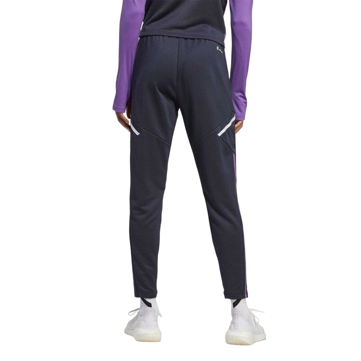 Night Navy - Back - Adidas Womens-Ladies Condivo 22 Real Madrid CF Training Tracksuit Bottoms