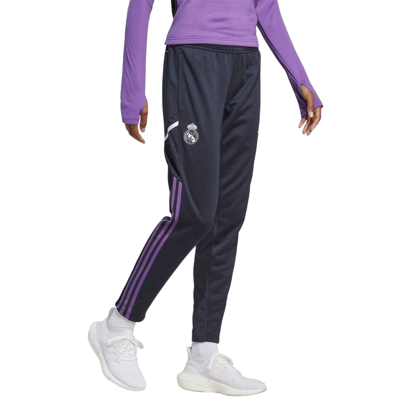 Night Navy - Lifestyle - Adidas Womens-Ladies Condivo 22 Real Madrid CF Training Tracksuit Bottoms