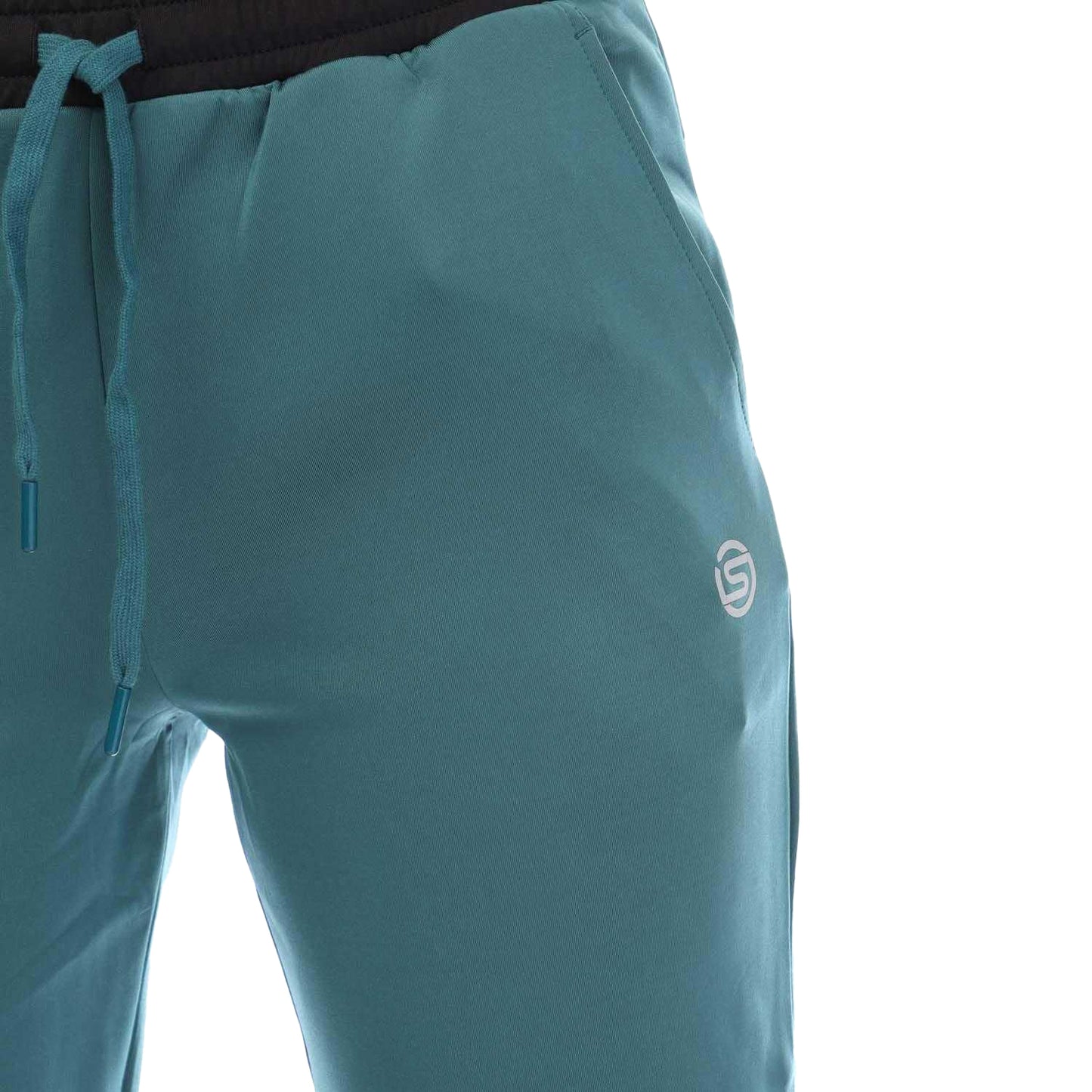 Teal - Side - Skins Womens-Ladies Series-3 Jogging Bottoms