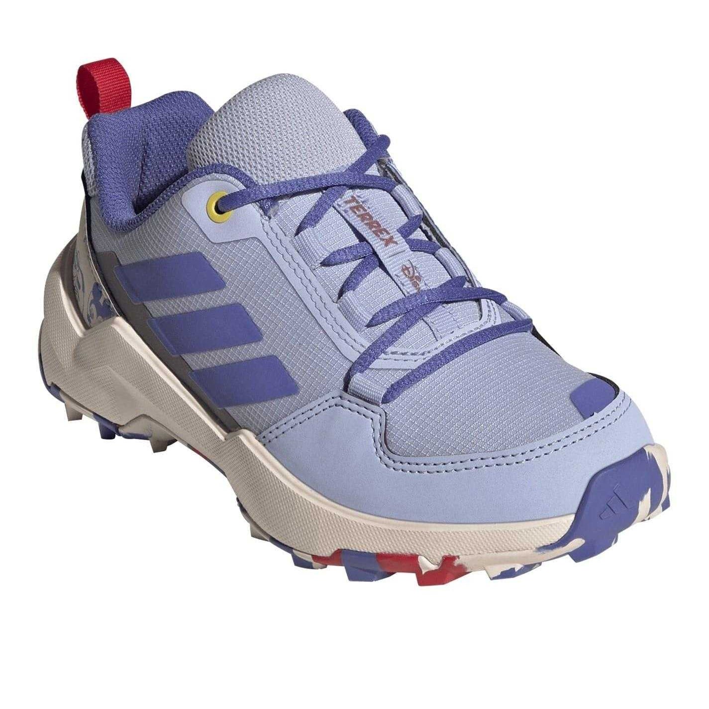 Violet-Blue-Ruby Red - Pack Shot - Mickey Mouse Childrens-Kids Terrex AX4R Adidas Flat Walking Shoes
