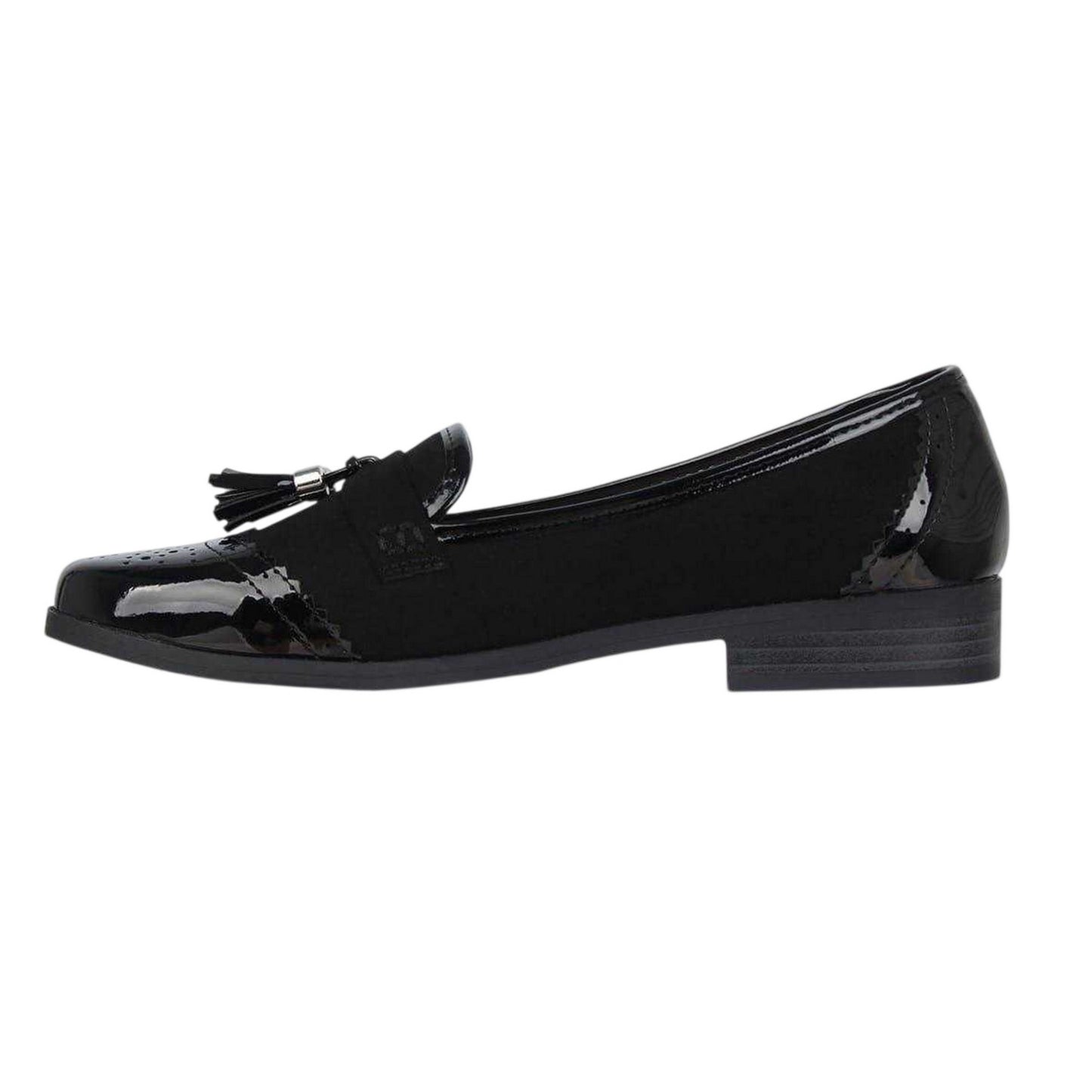 Black Patent - Side - Miso Womens-Ladies Tasha Loafers