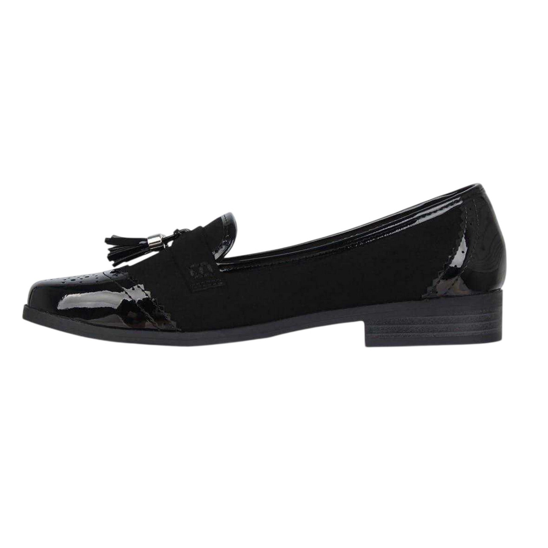 Black Patent - Side - Miso Womens-Ladies Tasha Loafers