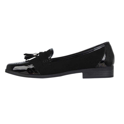 Black Patent - Side - Miso Womens-Ladies Tasha Loafers