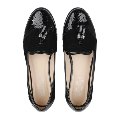 Black Patent - Lifestyle - Miso Womens-Ladies Tasha Loafers
