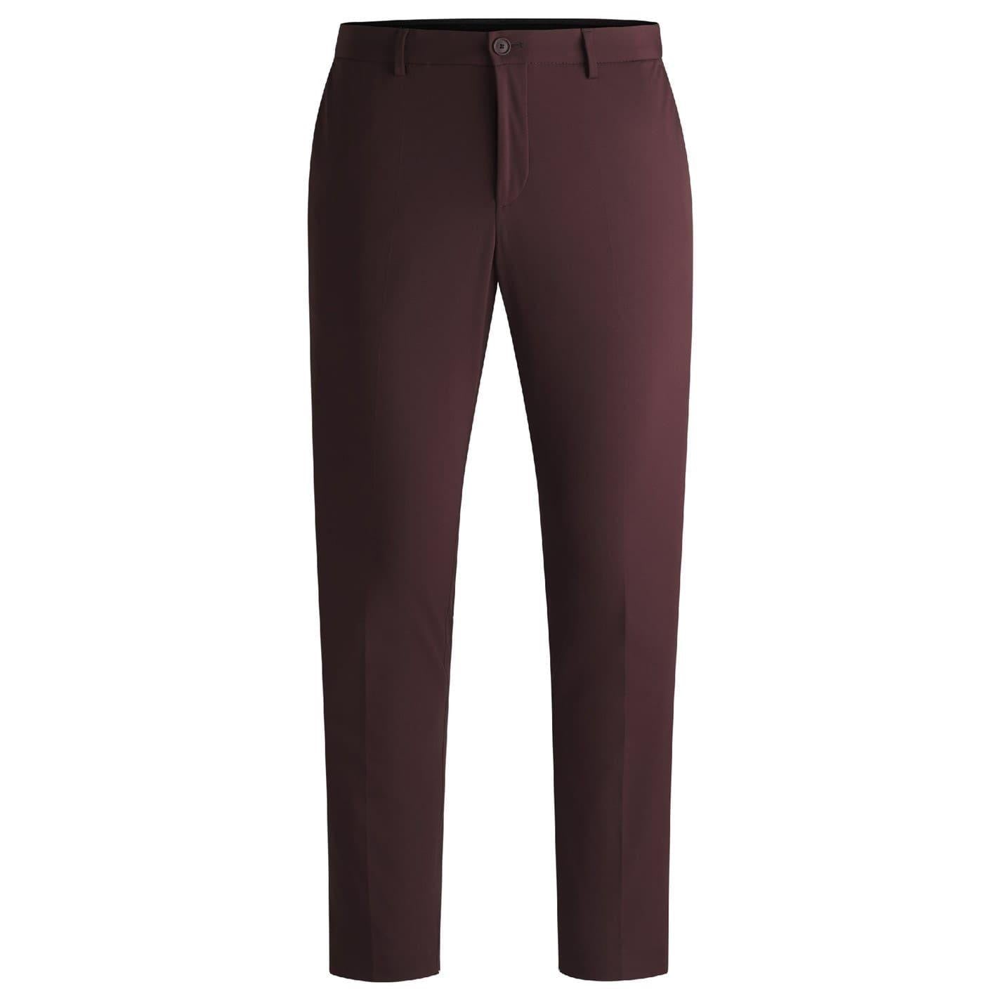 Red - Front - Boss Mens Genius Chinos