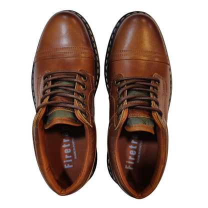 Tan - Lifestyle - Firetrap Boys Aubin Mess Leather Shoes