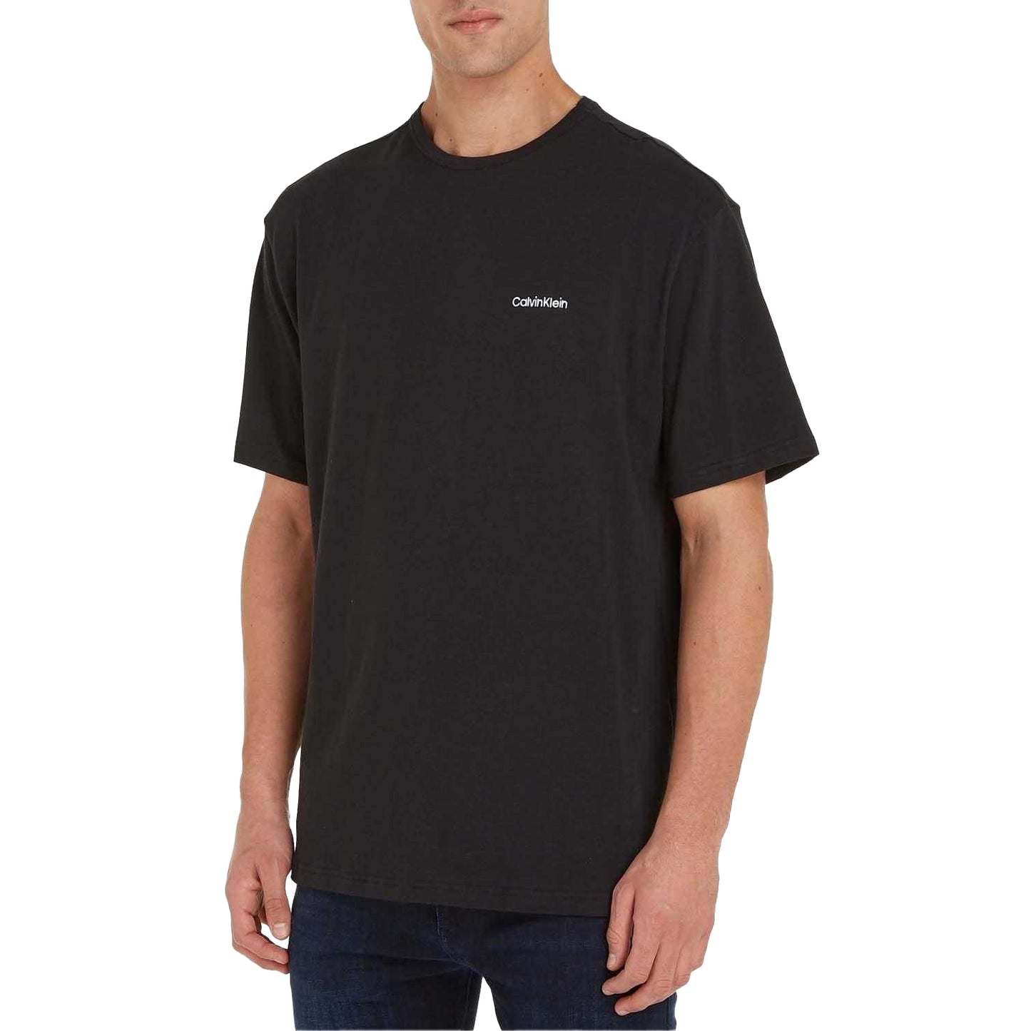 Black - Side - Calvin Klein Mens Lounge T-Shirt