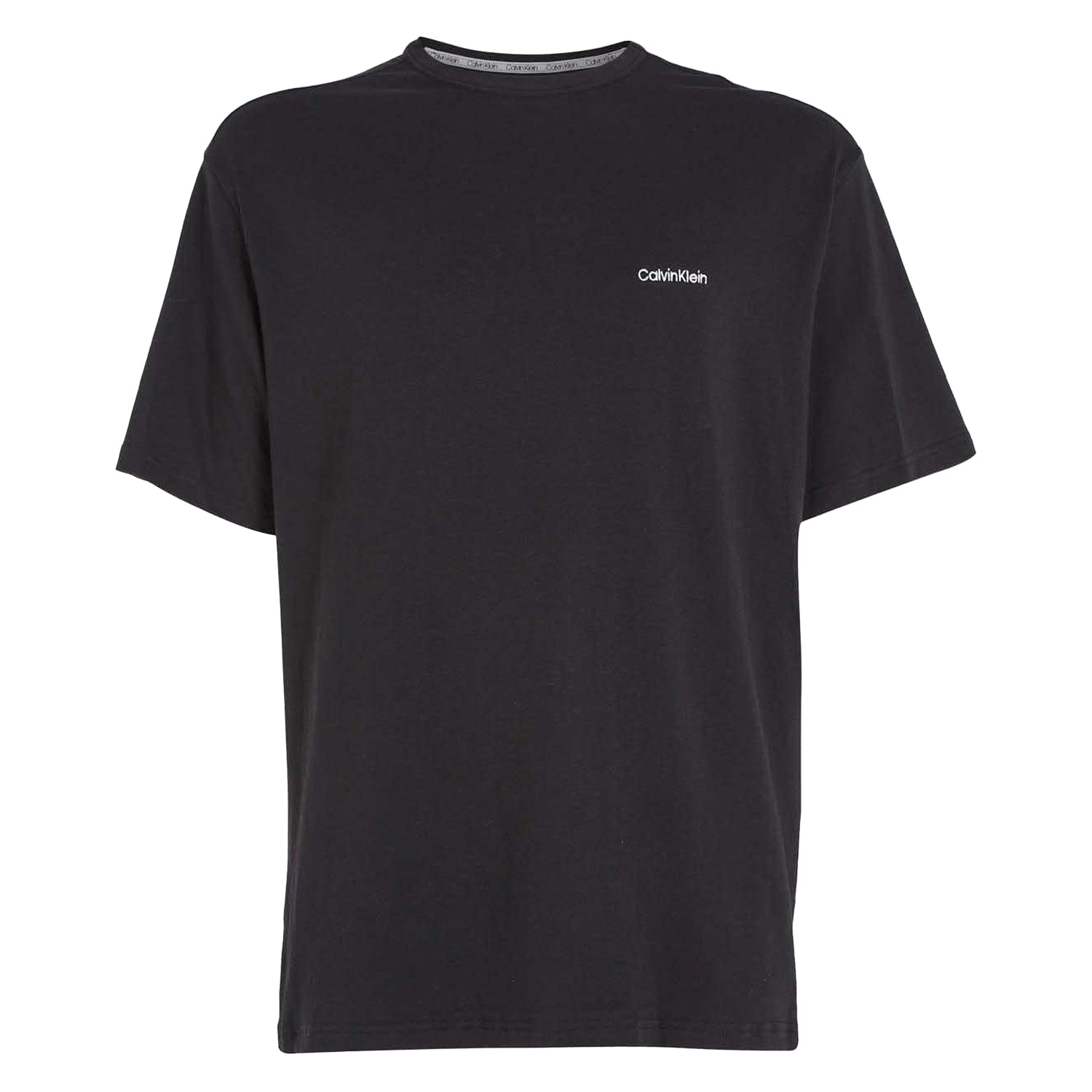 Black - Front - Calvin Klein Mens Lounge T-Shirt