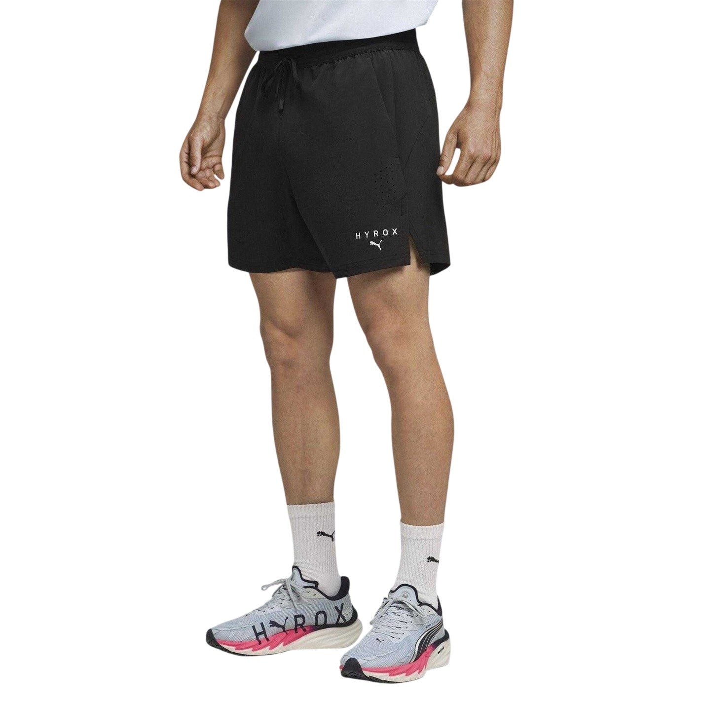 Black - Lifestyle - Puma Mens Hyrox DryElite Fitness Shorts