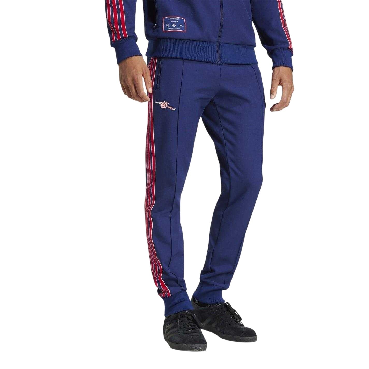 Night Sky - Lifestyle - Adidas Mens Terrace Icons Arsenal FC Tracksuit Bottoms