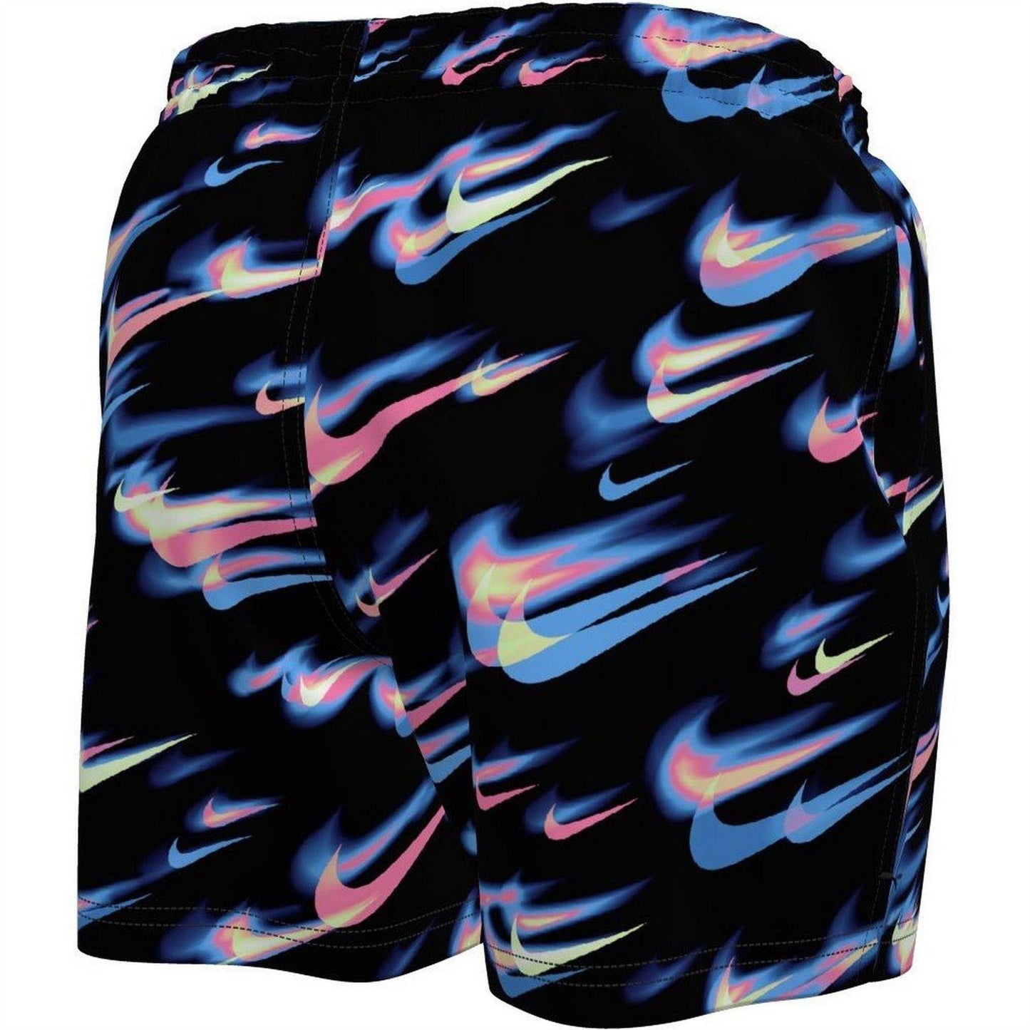 Black-Pink - Back - Nike Mens Breaker Swim Shorts
