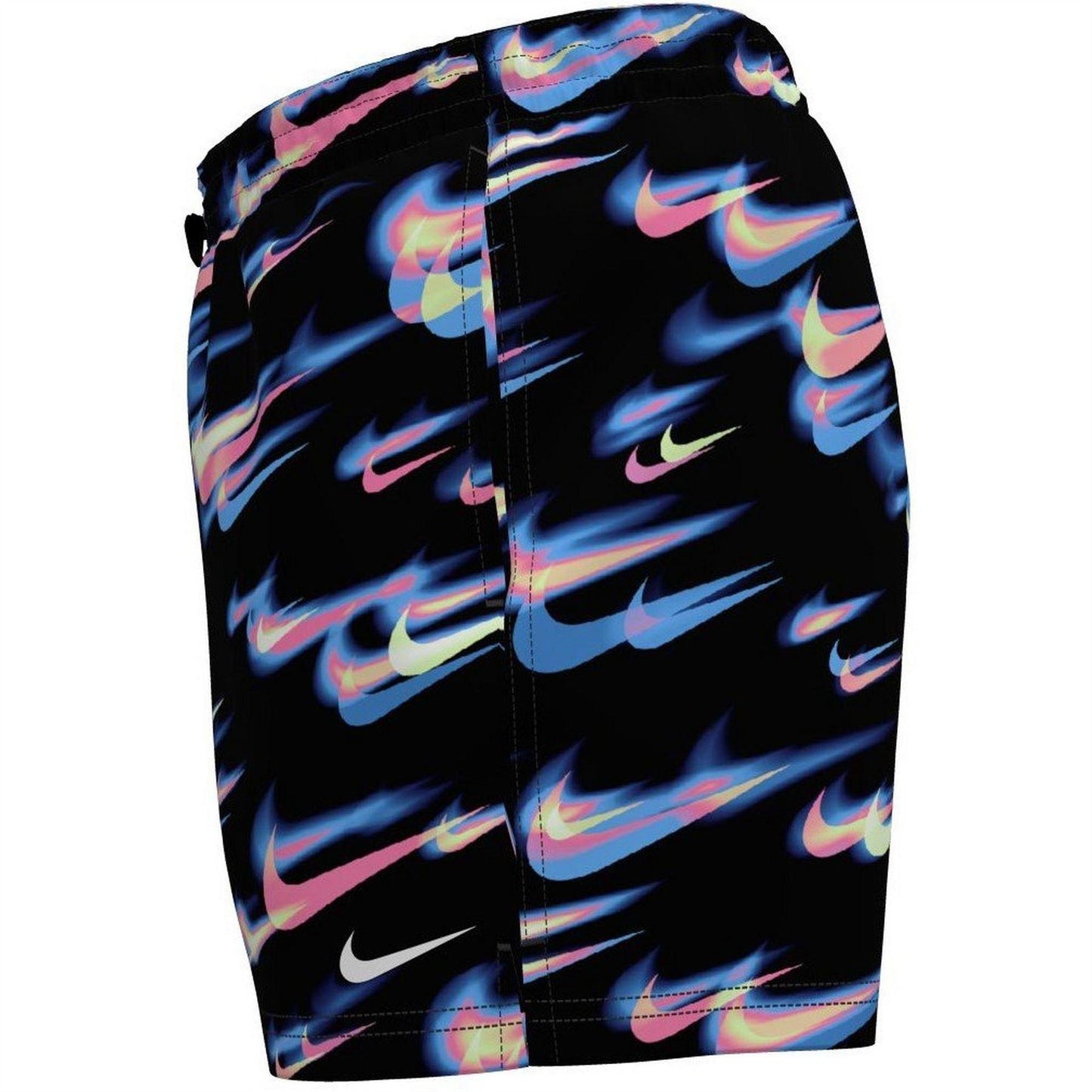 Black-Pink - Side - Nike Mens Breaker Swim Shorts