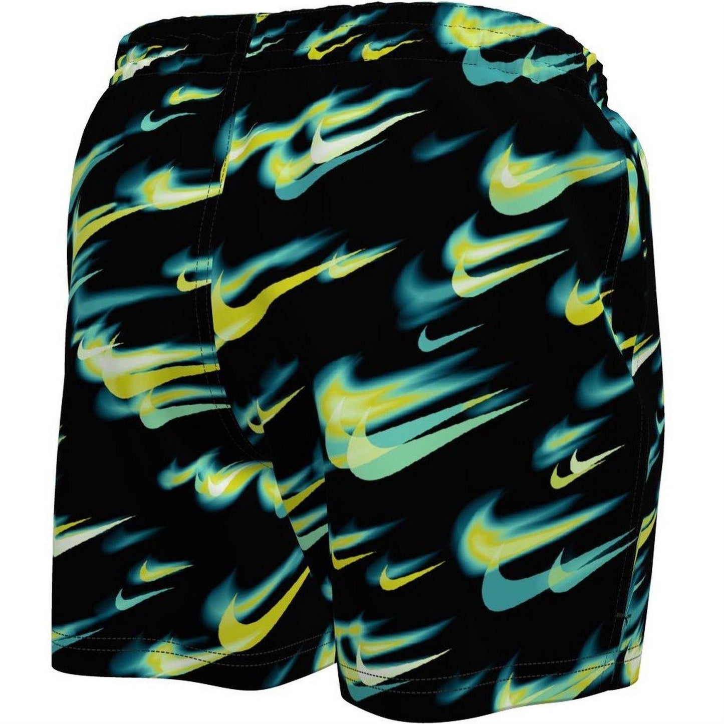 Black-Green - Back - Nike Mens Breaker Swim Shorts