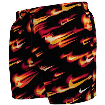 Black-University Red - Front - Nike Mens Breaker Swim Shorts