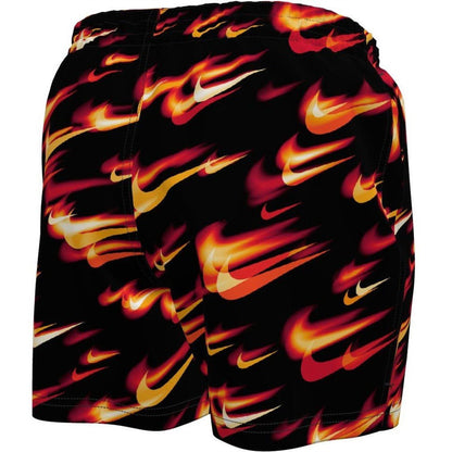 Black-University Red - Back - Nike Mens Breaker Swim Shorts