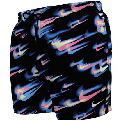 Black-Pink - Front - Nike Mens Breaker Swim Shorts