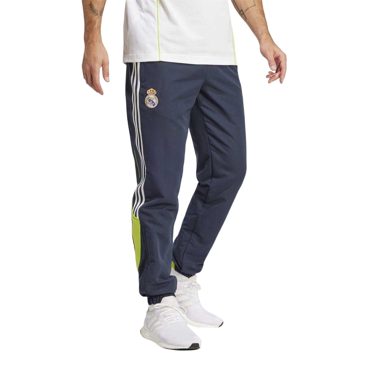 Night Navy - Pack Shot - Adidas Mens Real Madrid CF Tracksuit Bottoms