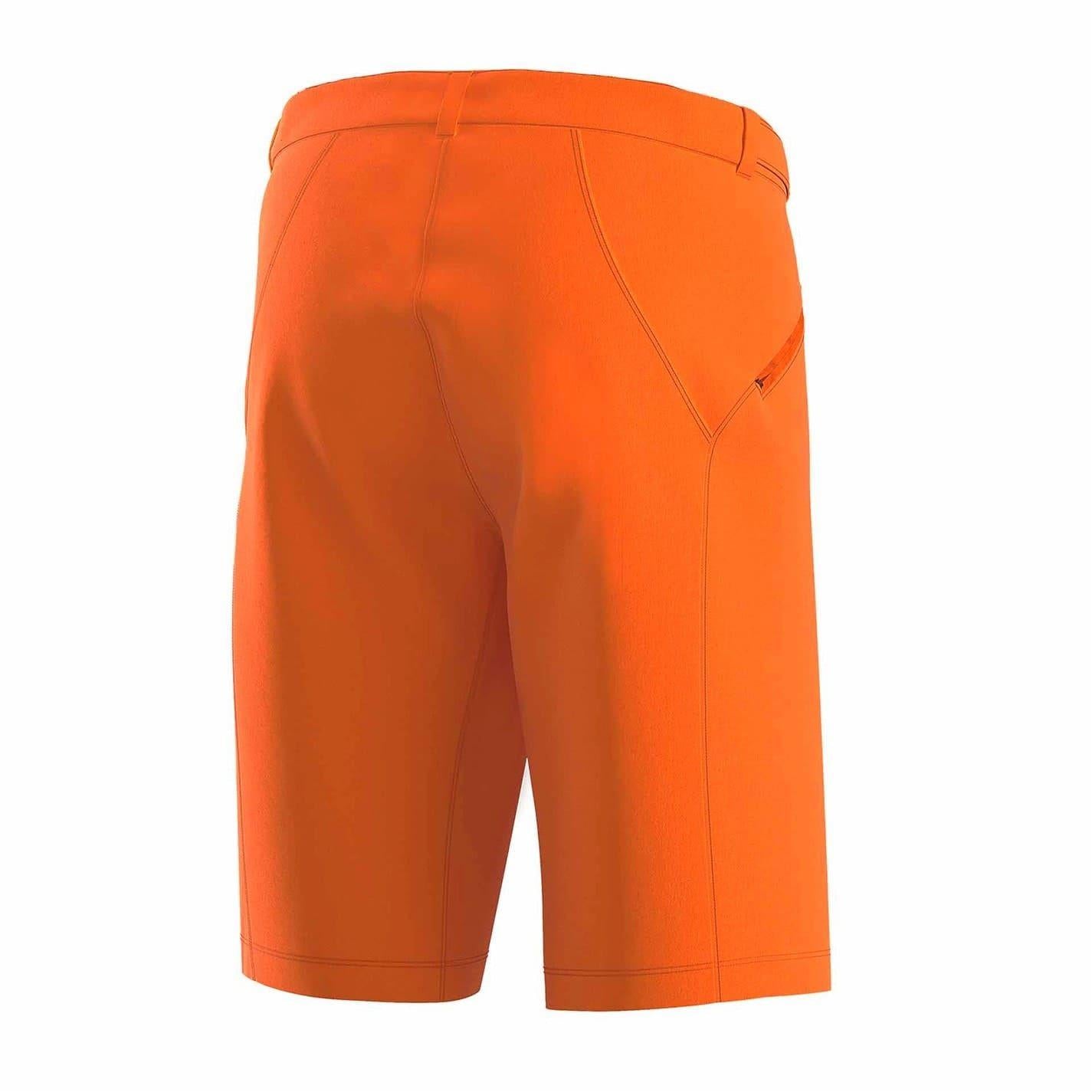 Orange - Back - Bicycle Line Mens Ostiglia 2 Baggy Cycling Shorts