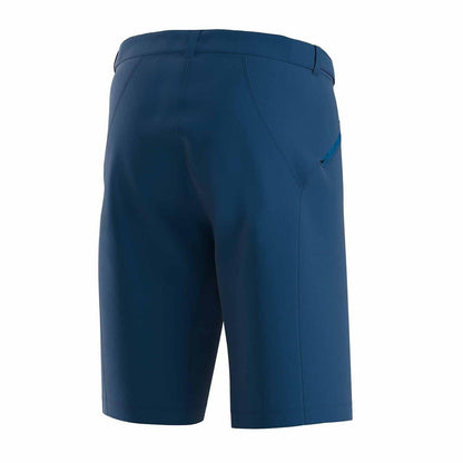 Blue - Back - Bicycle Line Mens Ostiglia 2 Baggy Cycling Shorts