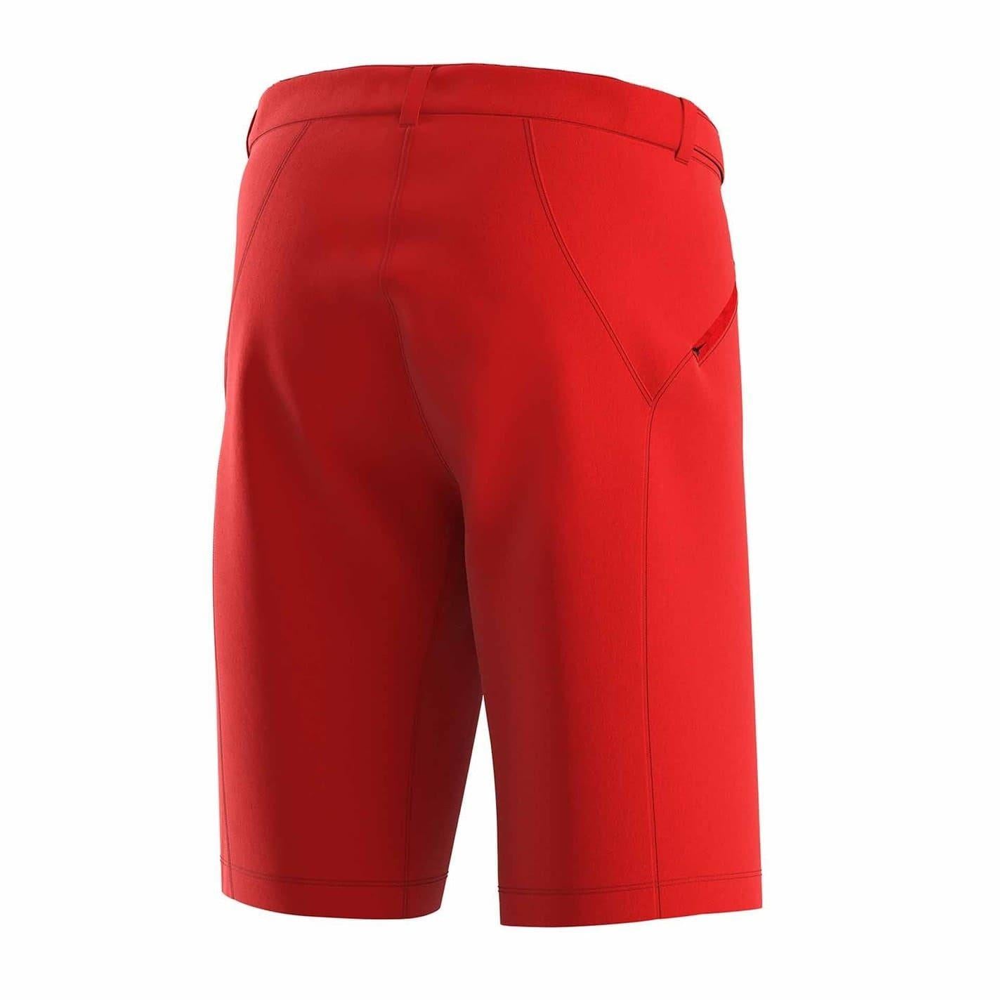 Red - Back - Bicycle Line Mens Ostiglia 2 Baggy Cycling Shorts