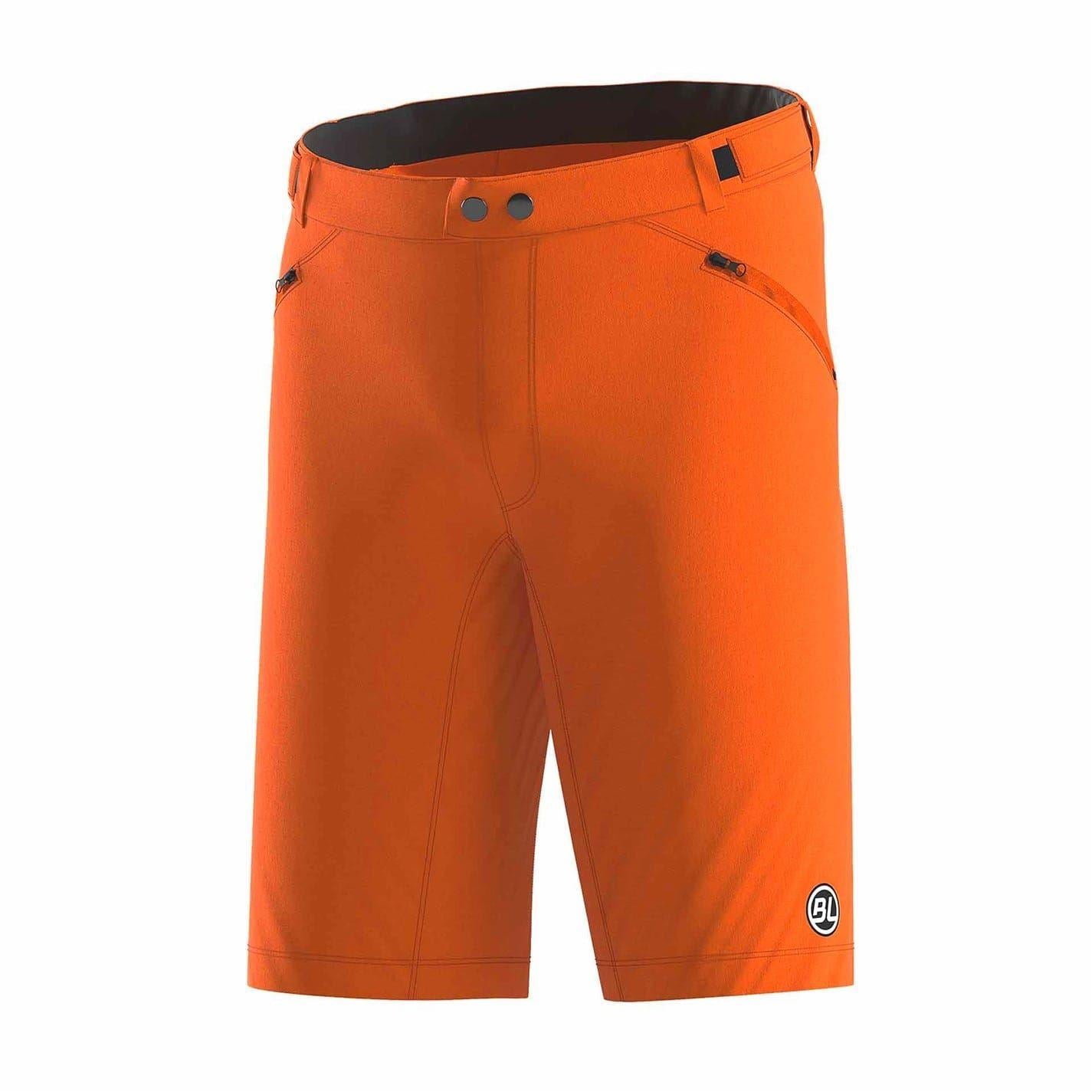 Orange - Front - Bicycle Line Mens Ostiglia 2 Baggy Cycling Shorts