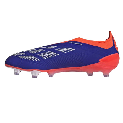 Lucid Blue - Side - Adidas Boys Predator Elite Firm Ground Football Boots