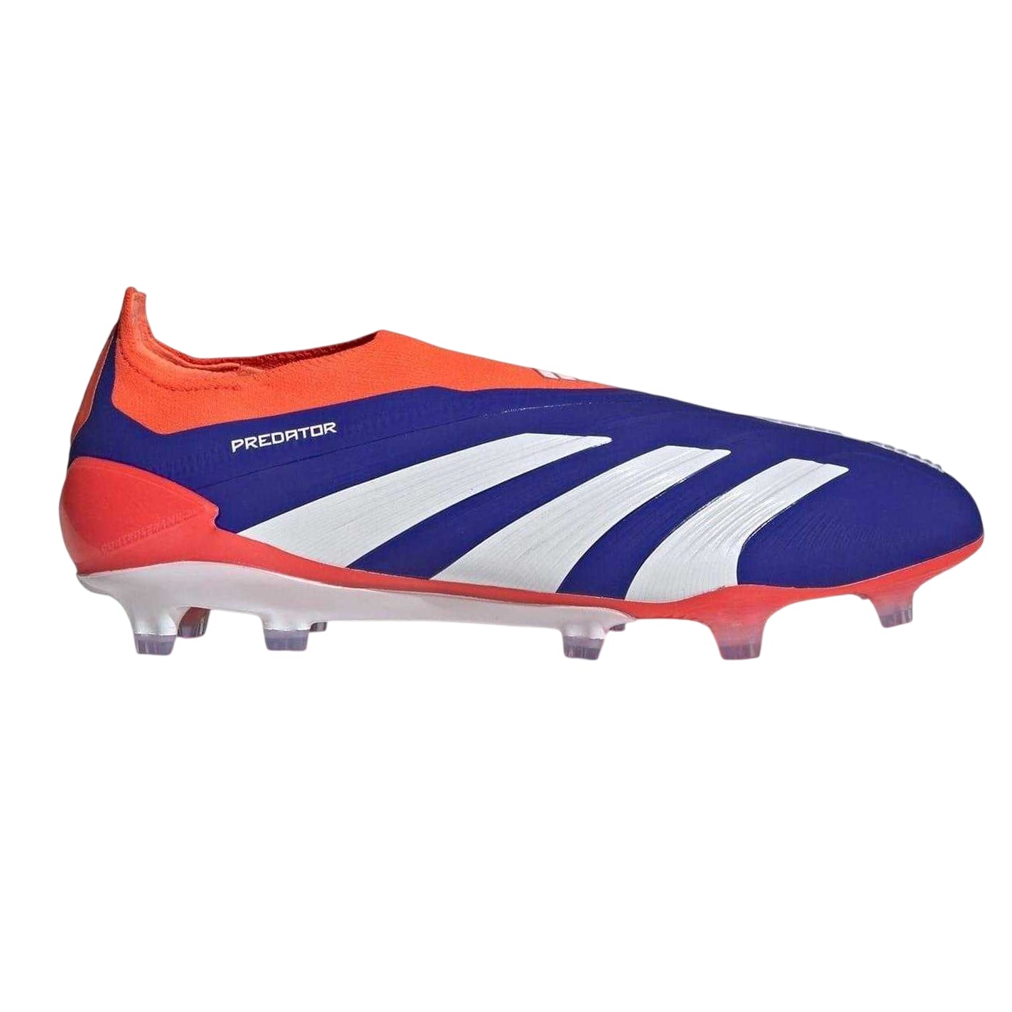 Lucid Blue - Front - Adidas Boys Predator Elite Firm Ground Football Boots