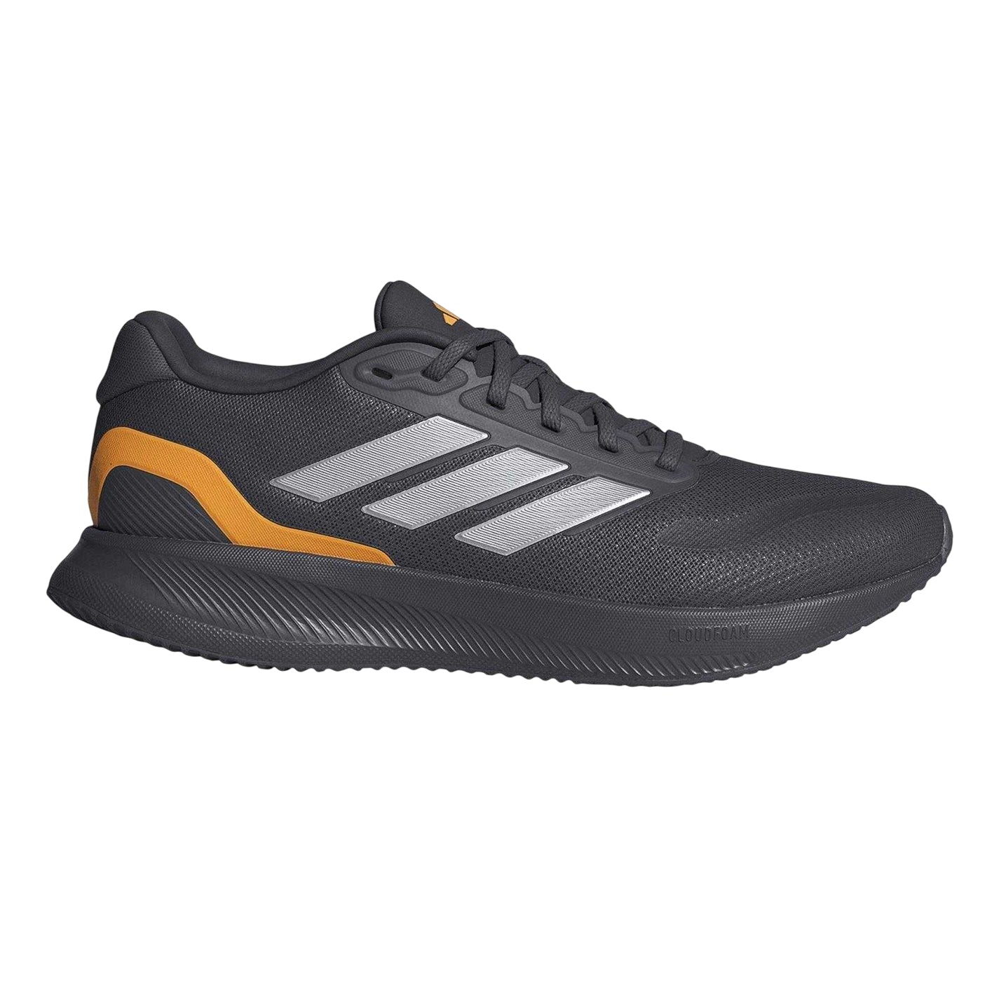 Aurora Green-Orange - Front - Adidas Mens Falcon Mesh Trainers