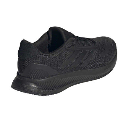 Triple Black - Back - Adidas Mens Falcon Mesh Trainers