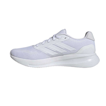 White - Side - Adidas Mens Falcon Mesh Trainers
