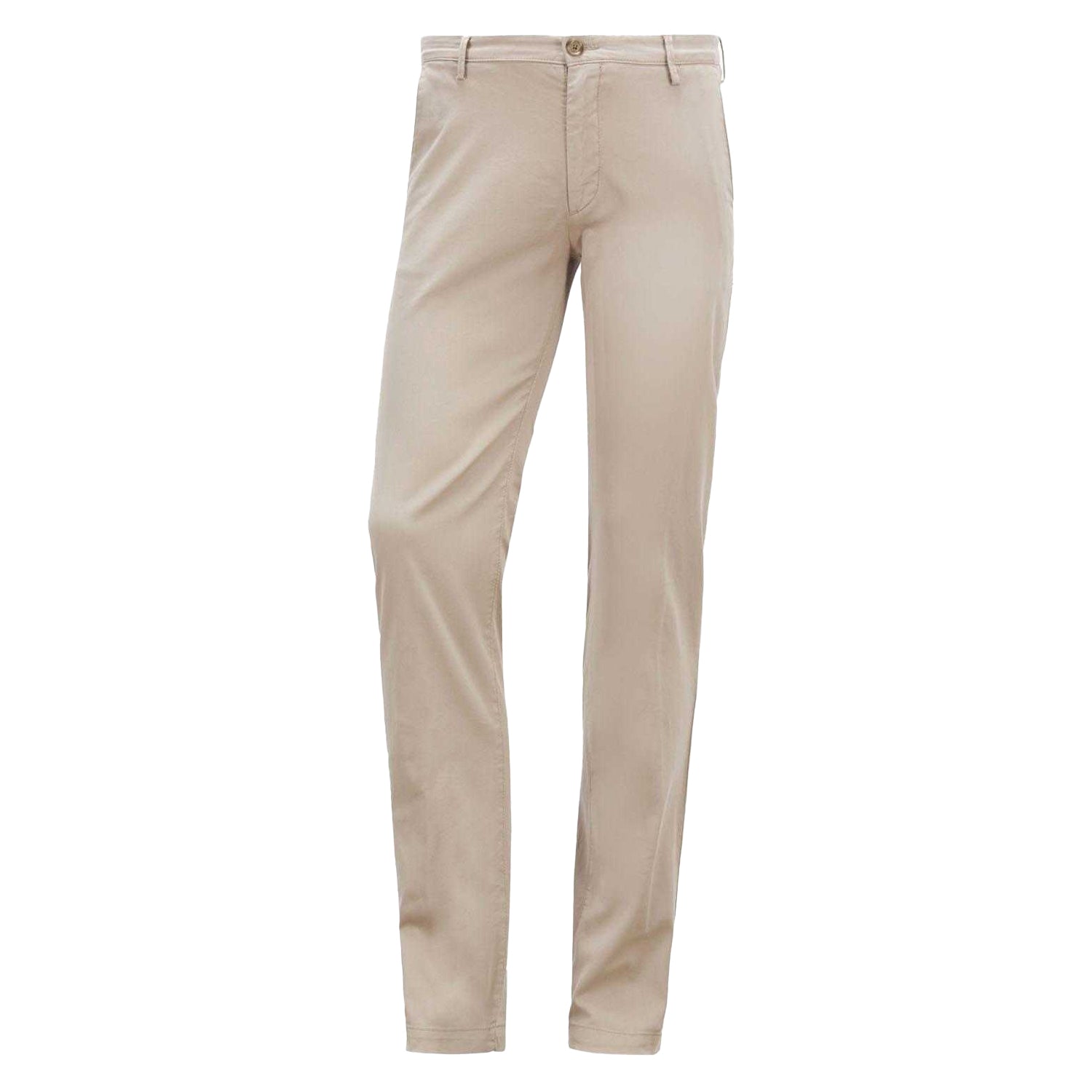 Beige - Back - Boss Mens Rice3-D Chino Trousers