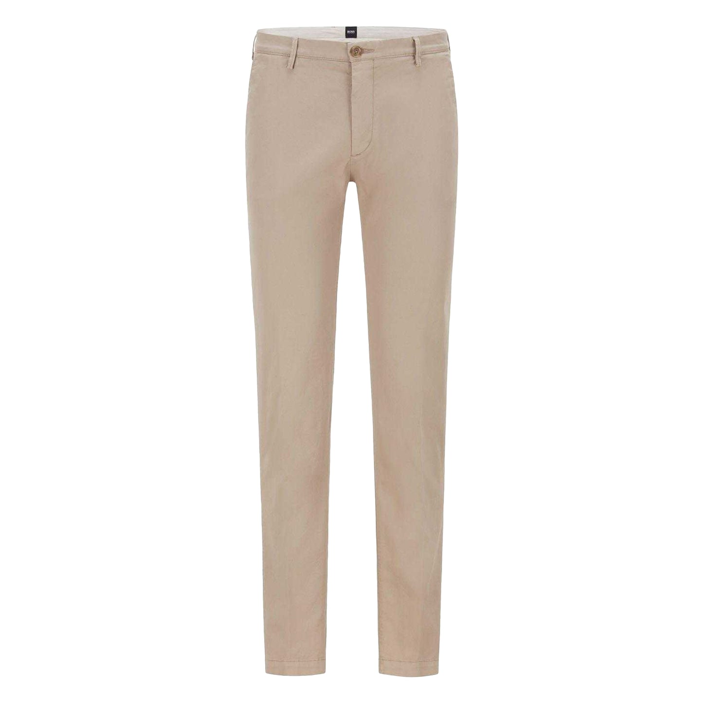 Beige - Front - Boss Mens Rice3-D Chino Trousers