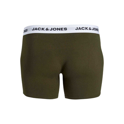 Forest Night - Back - Jack And Jones Mens Cotton Blend Swimming Trunks (Pack of 5)