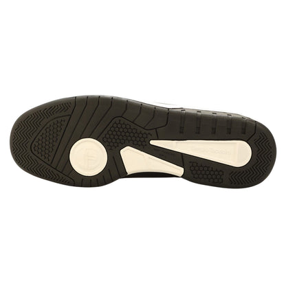 Black-Dark Blue - Back - Sergio Tacchini Mens Livorno Leather Trainers
