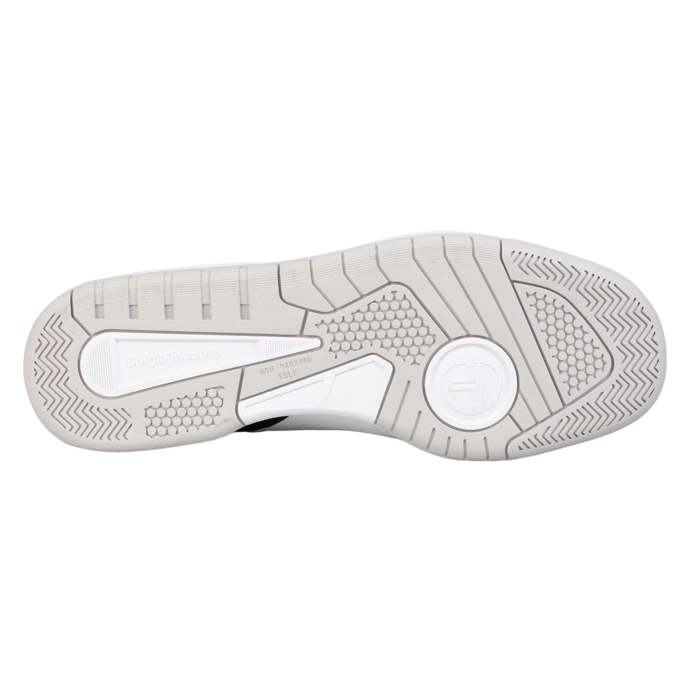 White - Back - Sergio Tacchini Mens Livorno Leather Trainers