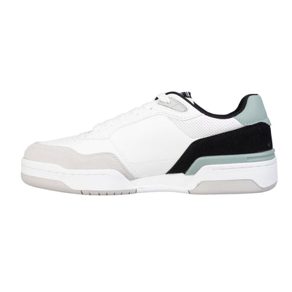 White - Side - Sergio Tacchini Mens Livorno Leather Trainers